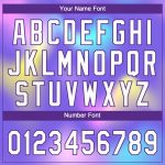 Personalized Purple White-Pink 3D Pattern Two-Button Unisex Softball Jersey Team Custom Name and Number