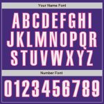 Personalized Purple White-Pink Authentic Baseball Jersey