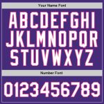 Personalized Purple White-Pink Authentic Throwback Basketball Jersey Team Custom Name and Number