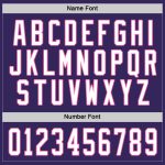 Personalized Purple White-Pink Hockey Jersey Team Custom Name and Number