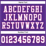 Personalized Purple White-Pink Mesh Authentic Football Jersey Team Custom Name and Number