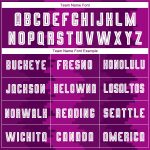 Personalized Purple White-Pink Sublimation Soccer Uniform Jersey Team Custom Name and Number