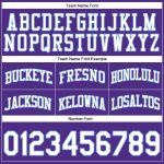 Personalized Purple White Pinstripe White-Light Blue Authentic Basketball Shorts Team Custom Name and Number
