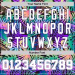 Personalized Purple White-Purple 3D Pattern Tropical Hawaii Plants Authentic Basketball Jersey Team Custom Name and Number
