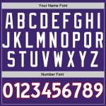 Personalized Purple White-Red Authentic Baseball Jersey Team Custom Name and Number