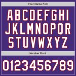 Personalized Purple White-Red Authentic Raglan Sleeves Baseball Jersey Team Custom Name and Number