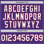 Personalized Purple White-Red Authentic Sleeveless Baseball Jersey Team Custom Name and Number