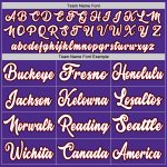 Personalized Purple White-Red Authentic Throwback Basketball Jersey