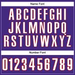 Personalized Purple White-Red Mesh Authentic Football Jersey Team Custom Name and Number