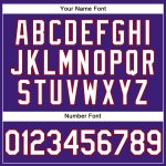 Personalized Purple White-Red Performance Vapor Golf Polo Shirt Team Custom Name and Number