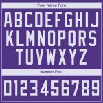 Personalized Purple White Round Neck Basketball Jersey