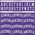 Personalized Purple White Round Neck Basketball Jersey Team Custom Name and Number
