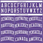 Personalized Purple White Round Neck Suit Basketball Jersey