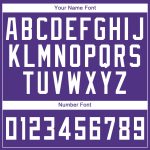 Personalized Purple White Round Neck Suit Basketball Jersey Team Custom Name and Number