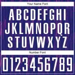 Personalized Purple White Sublimation Soccer Uniform Jersey