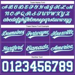 Personalized Purple White-Teal Authentic Basketball Shorts Team Custom Name and Number