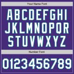 Personalized Purple White-Teal Authentic Fade Fashion Baseball Jersey Team Custom Name and Number