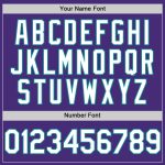 Personalized Purple White-Teal Authentic Sleeveless Baseball Jersey
