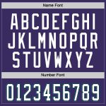 Personalized Purple White-Teal Hockey Jersey Team Custom Name and Number