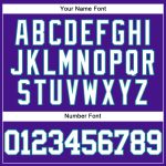 Personalized Purple White-Teal Mesh Authentic Throwback Baseball Jersey