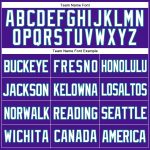 Personalized Purple White-Teal Mesh Authentic Throwback Baseball Jersey