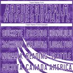 Personalized Purple White Wind Shapes Round Neck Sublimation Basketball Suit Jersey Team Custom Name and Number