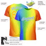 Personalized Rainbow For Pride Month Love Is Love LGBT Performance T-Shirt