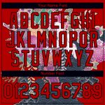 Personalized Red Black 3D Pattern Design Animal Crane Performance T-Shirt Team Custom Name and Number