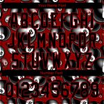 Personalized Red Black 3D Pattern Design Billiards Snooker 8 Ball Authentic Baseball Jersey Team Custom Name and Number