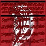 Personalized Red Black 3D Pattern Design Religion Jesus Christc Authentic Baseball Jersey Team Custom Name and Number