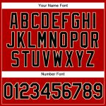 Personalized Red Black-City Cream Performance Vapor Golf Polo Shirt Team Custom Name and Number