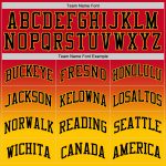 Personalized Red Black-Gold Authentic Fade Fashion Basketball Jersey Team Custom Name and Number