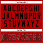 Personalized Red Black-Gray Authentic Drift Fashion Baseball Jersey Team Custom Name and Number