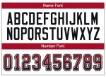 Personalized Red Black-Gray Mesh Drift Fashion Football Jersey Team Custom Name and Number