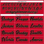 Personalized Red Black-Old Gold Authentic Throwback Basketball Jersey Team Custom Name and Number
