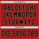 Personalized Red Black-Old Gold Mesh Authentic Throwback Baseball Jersey Team Custom Name and Number