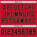 Personalized Red Black-Old Gold Mesh Authentic Throwback Football Jersey Team Custom Name and Number