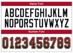 Personalized Red Black-Old Gold Mesh Drift Fashion Football Jersey Team Custom Name and Number