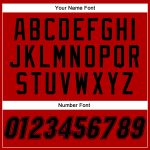 Personalized Red Black-Red Authentic Baseball Jersey Team Custom Name and Number