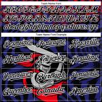 Personalized Red Black-Thunder Blue 3D Pattern Design Knight Hero Art Authentic Baseball Jersey Team Custom Name and Number