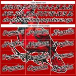 Personalized Red Black-White 3D Pattern Design Animal Cardinal Bird Authentic Baseball Jersey Team Custom Name and Number