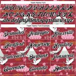 Personalized Red Black-White 3D Pattern Design Animal Crane Performance T-Shirt Team Custom Name and Number