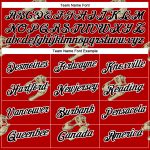 Personalized Red Black-White 3D Pattern Design Dinosaur Skull Performance T-Shirt Team Custom Name and Number