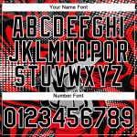 Personalized Red Black-White 3D Pattern Design Knight Hero Art Authentic Baseball Jersey