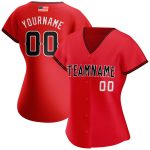 Personalized Red Black-White Authentic American Flag Fashion Baseball Jersey Team Custom Name and Number