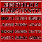 Personalized Red Black-White Authentic American Flag Fashion Baseball Jersey Team Custom Name and Number