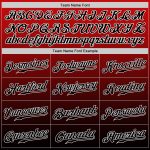 Personalized Red Black-White Authentic Fade Fashion Baseball Jersey Team Custom Name and Number