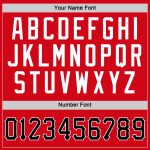 Personalized Red Black-White Authentic Throwback Rib-Knit Baseball Jersey Shirt Team Custom Name and Number