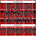 Personalized Red Black-White Classic Western Plaid 3D Pattern Design Bomber Full-Snap Varsity Letterman Jacket