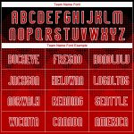Personalized Red Black-White Geometric Shape Sublimation Volleyball Uniform Jersey Team Custom Name and Number